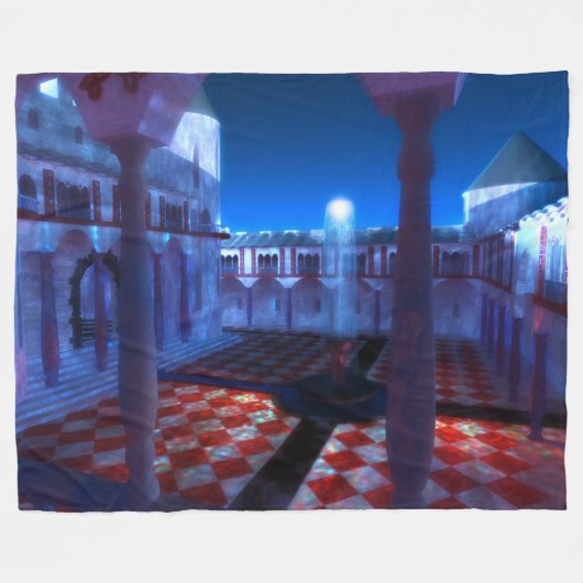 Phantastes: Hof des Palace Fleece Blanket (Vorderseite (Horizontal))
