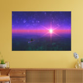 Phantasti: Auf dem Meer Canvas Print Leinwanddruck (Insitu (Wohnzimmer))