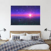 Phantasti: Auf dem Meer Canvas Print Leinwanddruck (Insitu (Schlafzimmer))