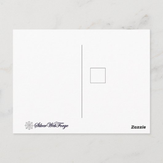 Phantasti: Auf der Meerespostkarte Postkarte (Rückseite)