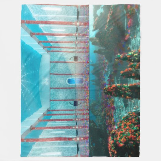 Phantasti: Das Fleece-Blanket für die Fee Fleecedecke (Vorderseite)