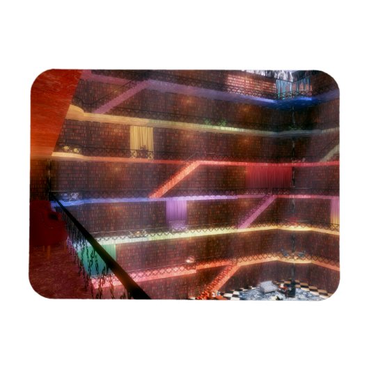 Phantasti: Das flexible Magnet der Palastbibliothe (Horizontal)