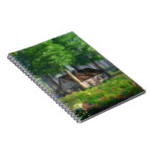 Phantasti: Das Forest-Hütte-Notebook Notizblock (Rechte Seite)