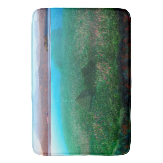 Phantasti: Die Hütte der Insel Bathmat Badematte (Vorderseite Vertikal)