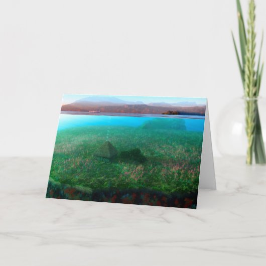 Phantasti: Die Island Hütte Card Karte (Vorderseite)