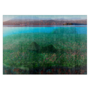 Phantasti: Die Island Hütte Cutting Board Schneidebrett