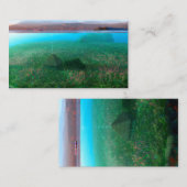 Phantasti: Die Lesezeichen der Hütte auf der Insel Visitenkarte (Vorne/Hinten)