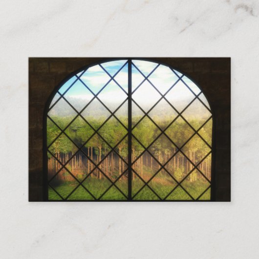 Phantasti: Grenzen von Lesezeichen des Märchenland Visitenkarte (Vorderseite)