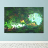 Phantasti: Lady of the Marble Canvas Print Leinwanddruck (Insitu (Holzboden))