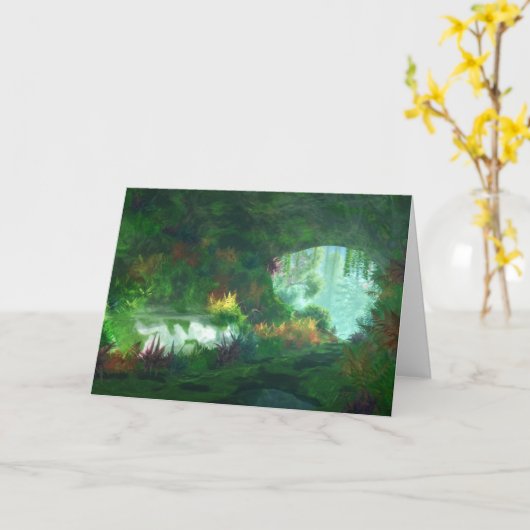 Phantasti: Lady of the Marble Card Karte (Gelbe Blume)