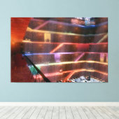 Phantasti: The Palace Library Canvas Print Leinwanddruck (Insitu (Holzboden))