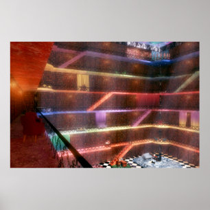 Phantasti: The Palace Library Print Poster