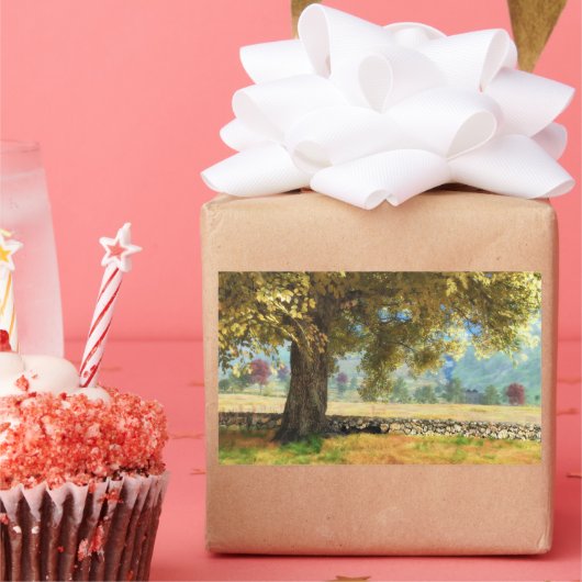 Phantasti: Unter den Buchenbaum-Aufklebern Rechteckiger Aufkleber (Party)