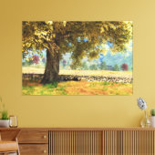 Phantasti: Unter der Buchenbaum Canvas Print Leinwanddruck (Insitu (Wohnzimmer))