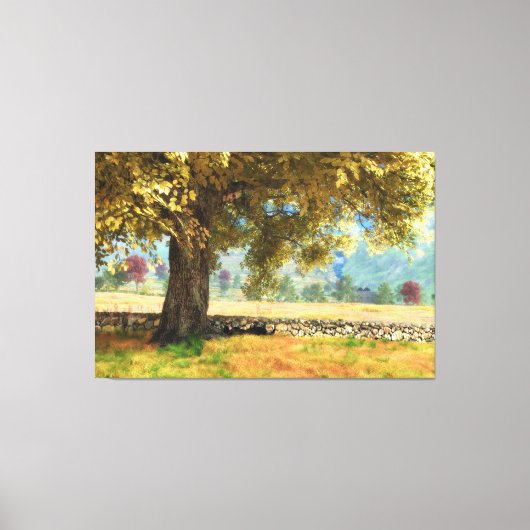 Phantasti: Unter der Buchenbaum Canvas Print Leinwanddruck (Vorderseite)