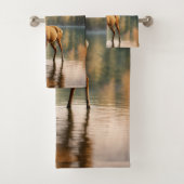 Phantastisch 12 Punkte in den Herbstgewässern Badhandtuch Set (Insitu)