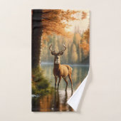 Phantastisch 12 Punkte in den Herbstgewässern Badhandtuch Set (Handtuch)