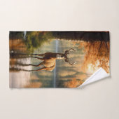 Phantastisch 12 Punkte in den Herbstgewässern Badhandtuch Set (Handtuch)