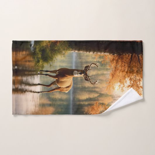 Phantastisch 12 Punkte in den Herbstgewässern Badhandtuch Set (Handtuch)