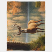 Phantastisch 12 Punkte in den Herbstgewässern Fleecedecke (Vorderseite)