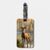 Phantastisch 12 Punkte in den Herbstgewässern Gepäckanhänger (Rückseite vertikal)