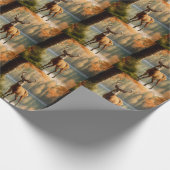 Phantastisch 12 Punkte in den Herbstgewässern Geschenkpapier (Ecke)