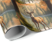 Phantastisch 12 Punkte in den Herbstgewässern Geschenkpapier (Rolleneckpunkt)