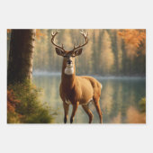 Phantastisch 12 Punkte in den Herbstgewässern Geschenkpapier Set (Vorderseite 2)