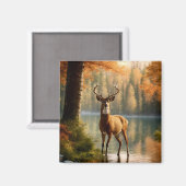 Phantastisch 12 Punkte in den Herbstgewässern Magnet (Vorderseite/Rückseite)
