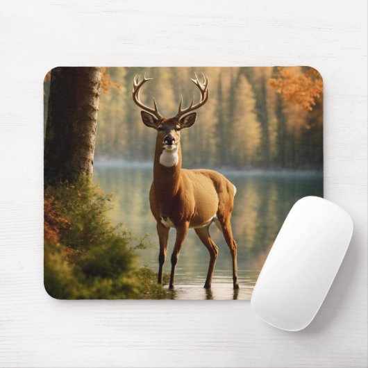 Phantastisch 12 Punkte in den Herbstgewässern Mousepad (Mit Mouse)