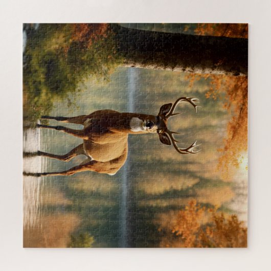 Phantastisch 12 Punkte in den Herbstgewässern Puzzle (Horizontal)