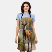 Phantastisch 12 Punkte in den Herbstgewässern Schürze (Getragen)