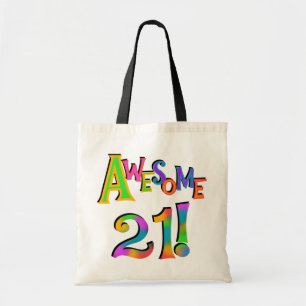 Phantastisch 21 T - Shirt und Geschenke zum Geburt Tragetasche