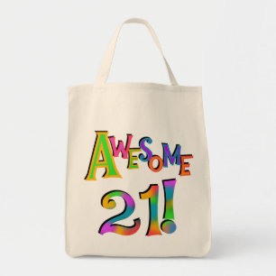 Phantastisch 21 T - Shirt und Geschenke zum Geburt Tragetasche