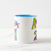 Phantastisch 21 T - Shirt und Geschenke zum Geburt Zweifarbige Tasse (Mittel)