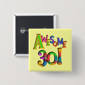Phantastisch 30 T - Shirt und Geschenke zum Geburt Button (Vorne & Hinten)