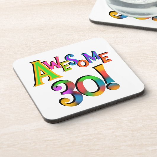 Phantastisch 30 T - Shirt und Geschenke zum Geburt Getränkeuntersetzer (Linke Seite)