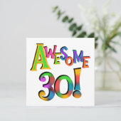 Phantastisch 30 T - Shirt und Geschenke zum Geburt Karte (Stehend Vorderseite)