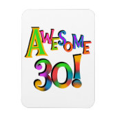 Phantastisch 30 T - Shirt und Geschenke zum Geburt Magnet (Vertikal)