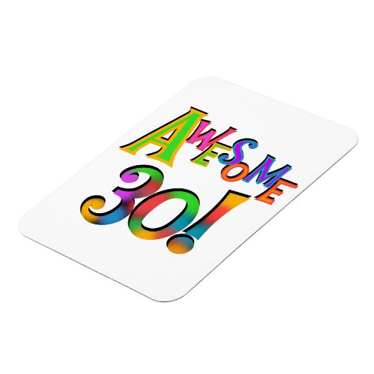 Phantastisch 30 T - Shirt und Geschenke zum Geburt Magnet (Linke Seite)