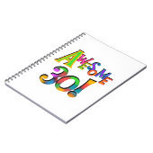 Phantastisch 30 T - Shirt und Geschenke zum Geburt Notizblock (Linke Seite)