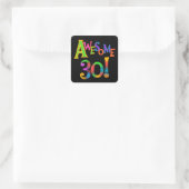 Phantastisch 30 T - Shirt und Geschenke zum Geburt Quadratischer Aufkleber (Tasche)