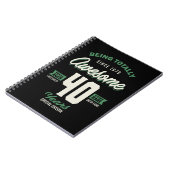 Phantastisch 40 Jahre Notizblock (Linke Seite)