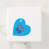 PHANTASTISCH 50 GeburtstagsLICHT BLAU Geschenkanhänger (Beispiel)