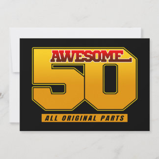 Phantastisch 50 Jahre Geburtstag Einladung