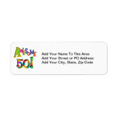 Phantastisch 50 T - Shirt und Geschenke zum Geburt (Vorne)