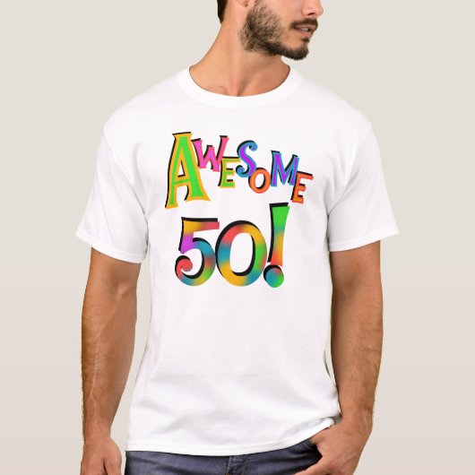 Phantastisch 50 T - Shirt und Geschenke zum Geburt (Vorderseite)