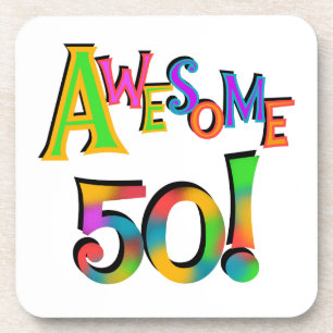 Phantastisch 50 T - Shirt und Geschenke zum Geburt Getränkeuntersetzer