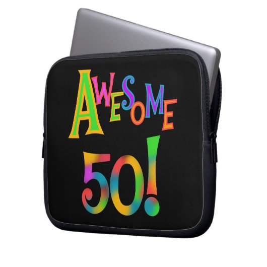 Phantastisch 50 T - Shirt und Geschenke zum Geburt Laptopschutzhülle (Vorderseite Links)