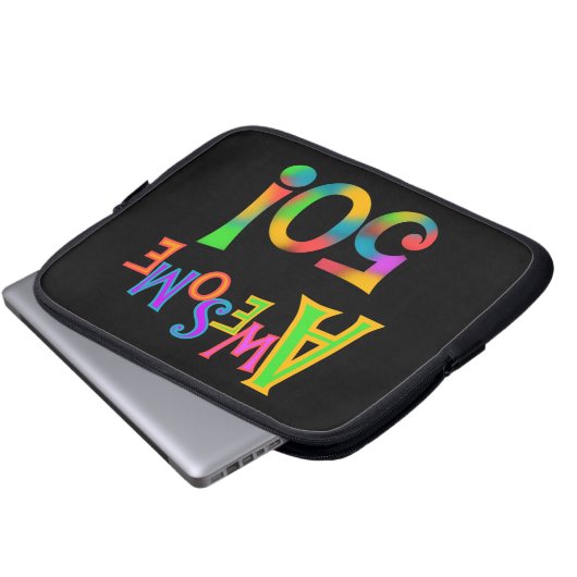 Phantastisch 50 T - Shirt und Geschenke zum Geburt Laptopschutzhülle (Vorne Knopf)